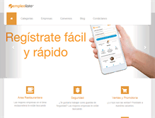 Tablet Screenshot of empleoslisto.com